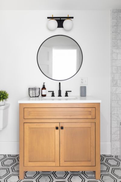 Custom Vanity Installation in Rowlett