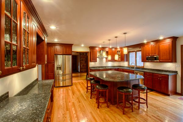 Cherry Kitchen Cabinet Repair in Rowlett