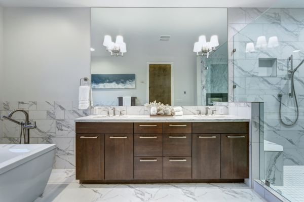 Bathroom Storage Installation in Rowlett